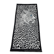 Printed Sea Ocean Style 100% Polyester Microfiber Fabric Oversize Beach Towel
